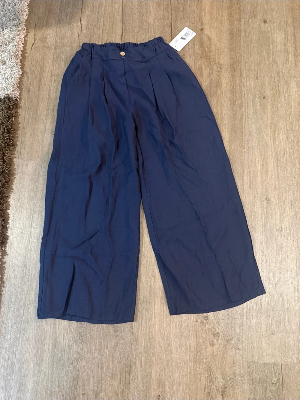 Women’s  Navy Wide-Leg Pants